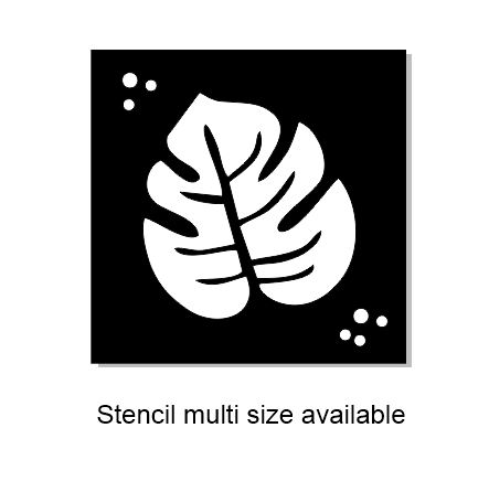 Leaf stencils stencil available in various sizes via drop d
